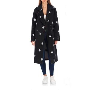 Avec Les Filles Star Double Face Trench Coat